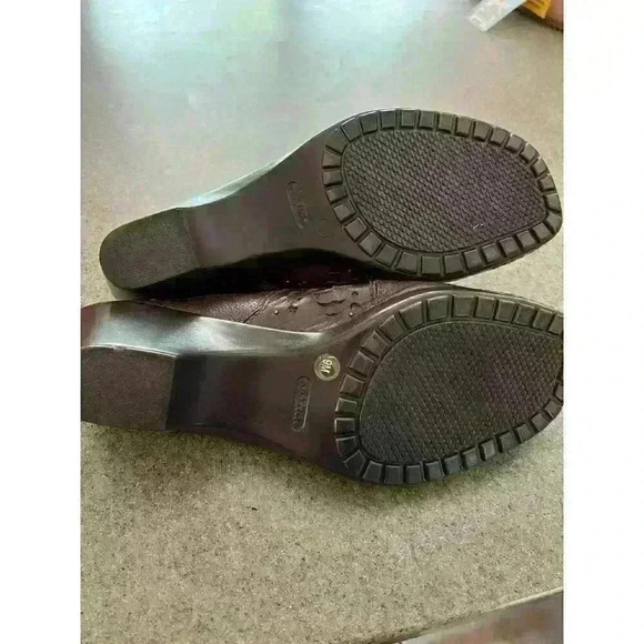 Leather clogs - Nurture Bridgette by Lamaze Dark brown Size 9 - Picture 7 of 8